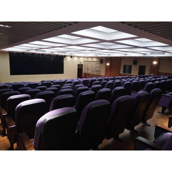 Lumbar Support Wear Resistance Fabric Theatre Seating Chairs With 5 Years Warranty