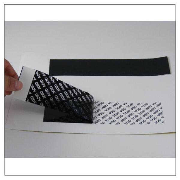 Custom anti-counterfeiting warranty Void label , anti fake label printing