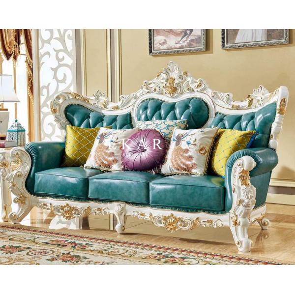 Antique Luxury Classic European Furniture Living Room Sofa Set