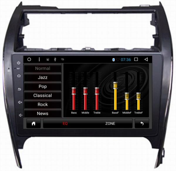 Ouchuangbo car radio gps navi video android 6.0 for Toyota Camry 2015 middle east with dual zone SWC USB AUX bluetooth