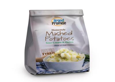 Dried Food Side Gusset Pouch Aluminum Matte Custom Printed  , Reusable Stand Up Gusseted Bags With Zipper