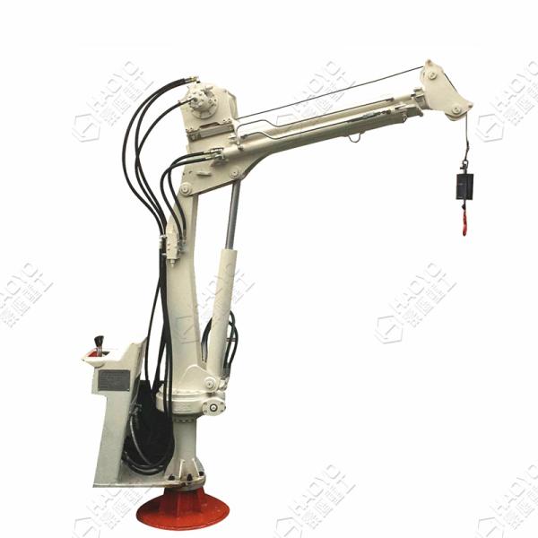 Hydraulic Knuckle Boom Marine Deck Crane Lifting Equipment on Ships Marine Ship Deck Crane