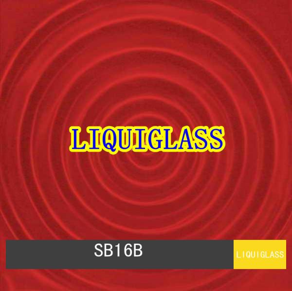 Printed EVA Laminated Glass 11.5mm Liquid Stereoscopic Effect Pattern