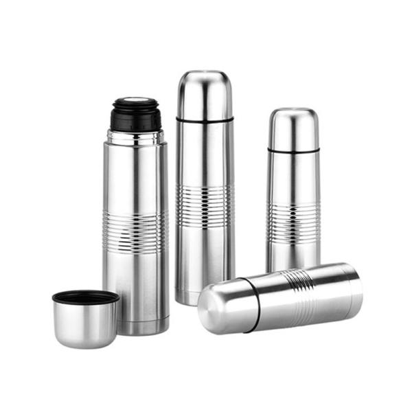 1000ml bullet thermos bottle non-slip rubber handle vacuum flask excellent insulation