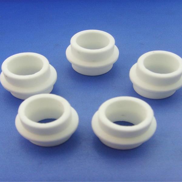 Small Wear Resistant Lining Glazed Alumina Ceramic Bushing