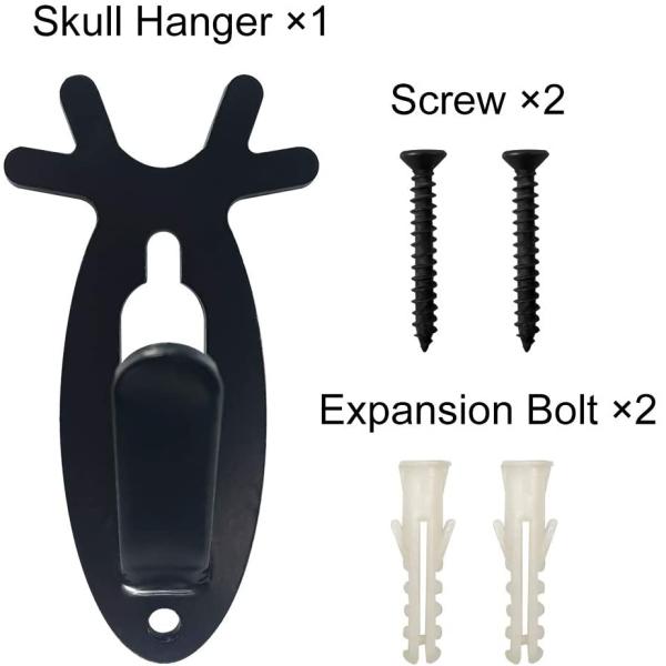 Одноуровневые комплекты установки Витрины крюки европейский череп стенка крепление вешалки 1,5 мм толщина