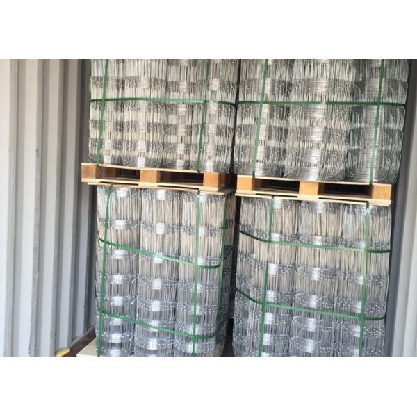 Wire Cattle Farm Fence Panels , Galvanized Field Fence 15/30mm Hole Size