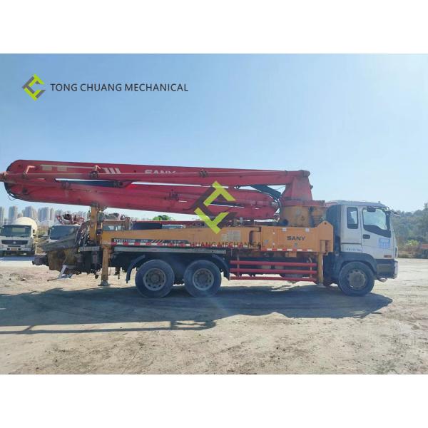 В Sany тяжелая индустрия 2010 37 измеряет тележку конкретного насоса Isuzu подержанную