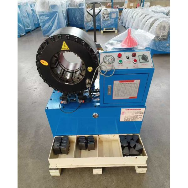 6 Inch Up To 150mm Hydraulic Hose Crimping Machine Crimping 6 Layers/wires Hose 4-150mm Crimping Range Large Opening And 20 Interchangeable Dies