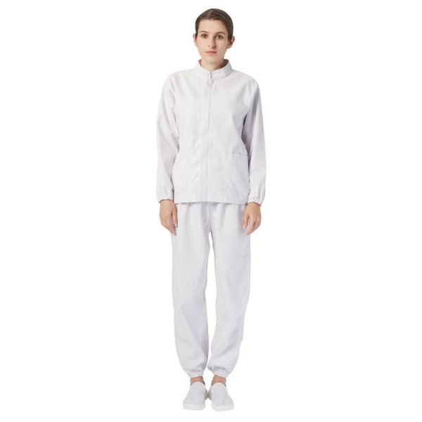 Food Processing Uniform Anti Static Garments Comfortable Soft Dust-free for Food Factory Production