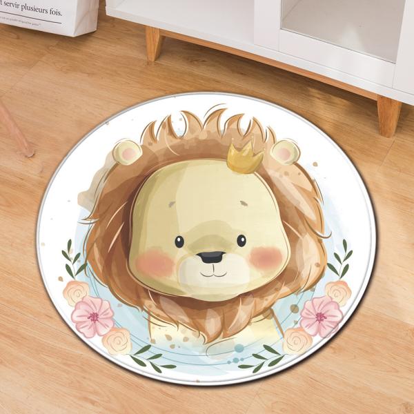 Живущие половики зоны полового коврика 80cm стула компьютера полиэфирного волокна ковра T4 комнаты 60cm круговые