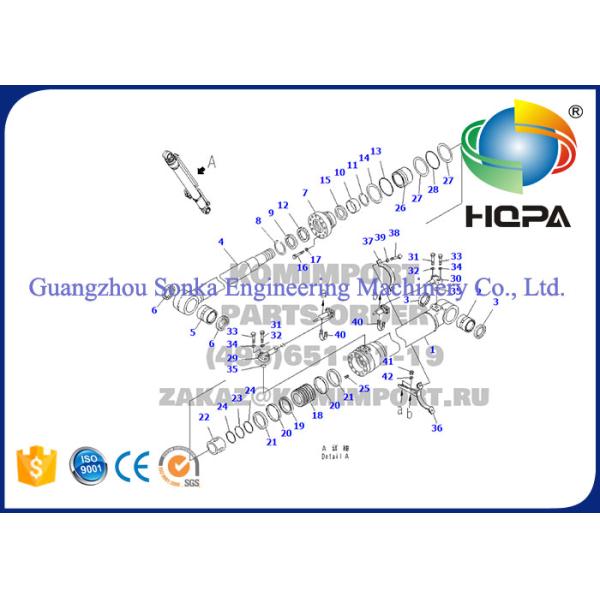 Komatsu PC200 PC200LC HB205 HB215LC PC230NHD PC210 PC210LC PC210NLC Boom Cylinder Seal Kit 707-98-46280