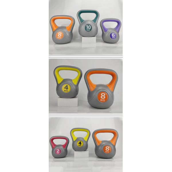 2KGS To 10KGS Cement Sand PP Fitness Kettlebells For Women Men