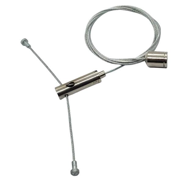 Stainless Steel Suspended Wire Ceiling Lighting System Kit