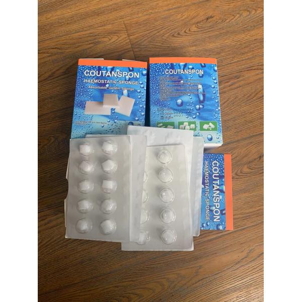 Medical dental hemostatic sponge absorbable gelatin sponge