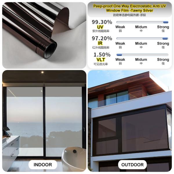 UV Protection Anti-Security Solar Control Roll Waterproof Heat Rejection Window Tinting Film Heat-Insulating Window Sticker