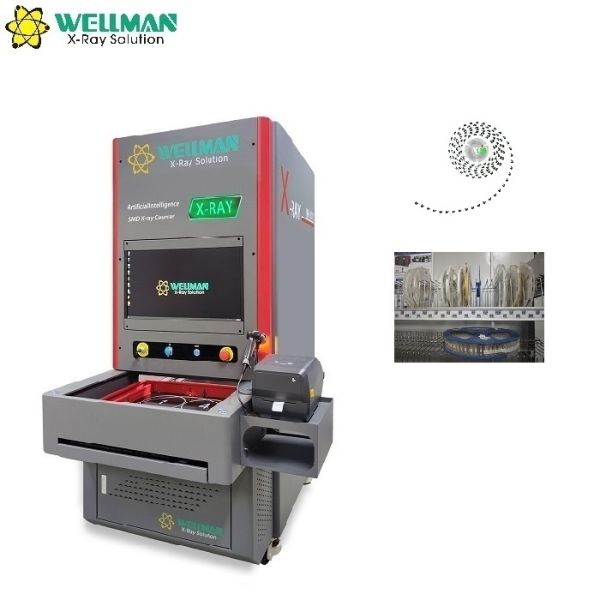 XRay Reel Counter 9999 Accuracy MES ERP WMS Compatible for SMT Line