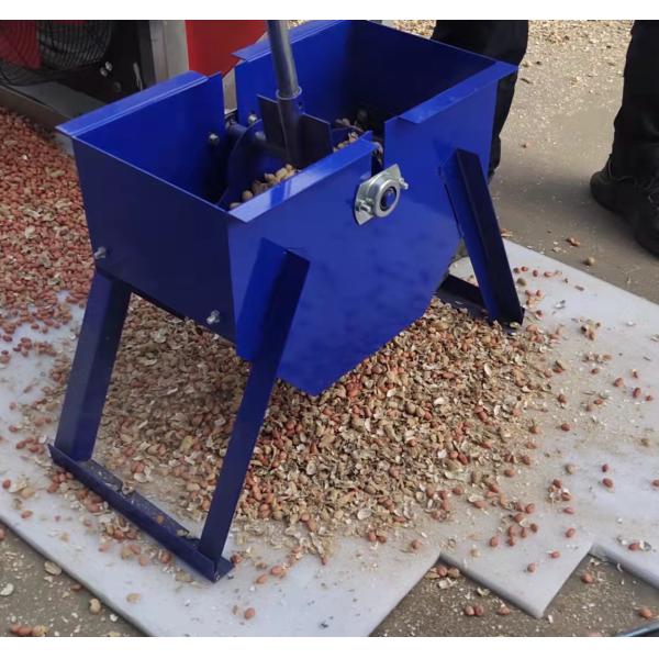 Household Fiber Decorticating Machine , Blue Easy To Operate Peanut Sheller Machine