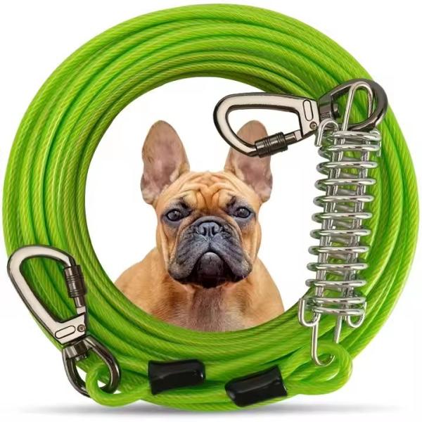 Tire de revêtement de colle à double extrémité en acier pour gros chiens