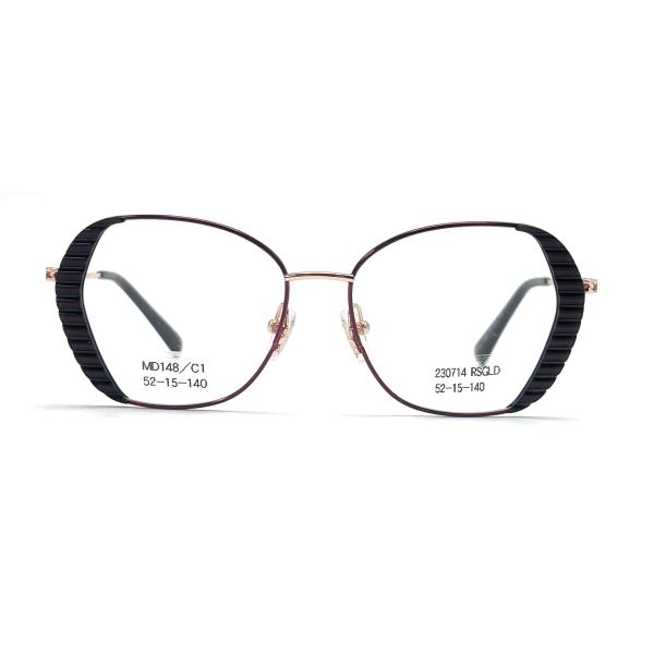 MD148 Stylish Optical Metal Frame Glasses