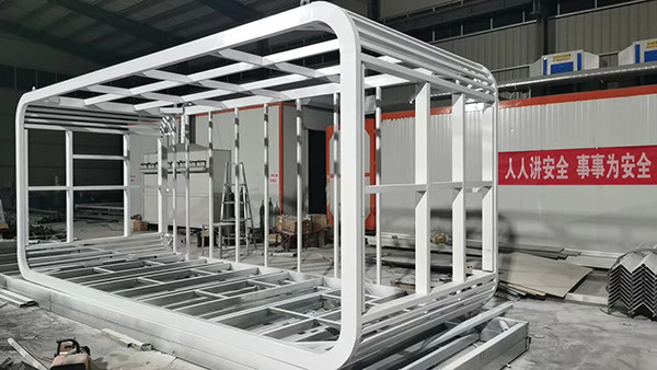 Wooden Apple Cabin House 4 People 2 Windows Metal Engraving