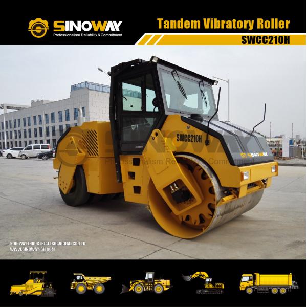 Highway Construction Machinery 10 ton Combination Roller Hydraulic Combined Compactor