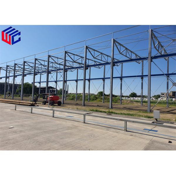 Rigid Cold Formed Steel Portal Frame Structure Industrial Heavy Duty