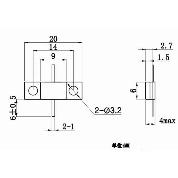 30W 20W ISO9001-2008 Certified Flange RF Power Resistor and Thermal Resistor