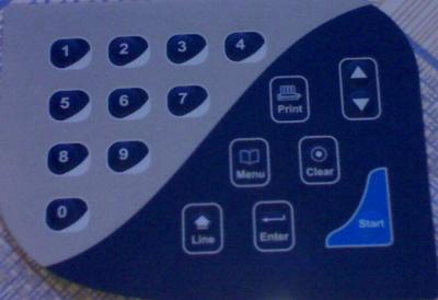 Teclado feito sob encomenda do interruptor de membrana do PWB do controle eletrônico com tecla