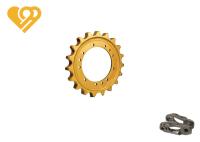 Processo profissional de amortecimento-temperamento para a roda de tração da pista