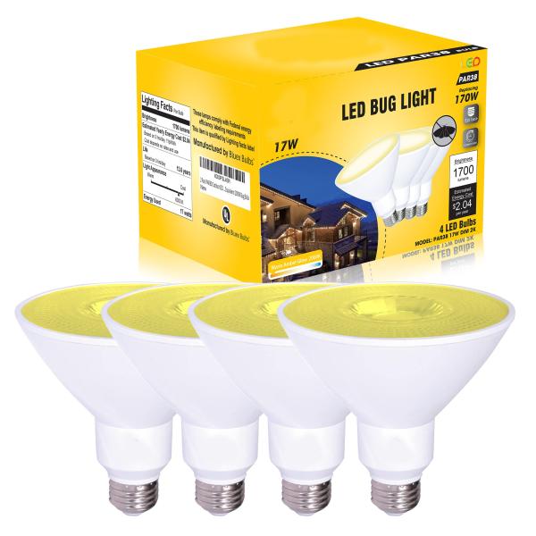 Power 6 Count Cold White E26 5000K LED Floodlight Spotlight Bulb for Outdoor Lighting