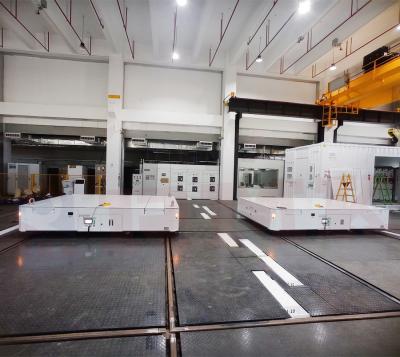 40 Tons Dual-Cart-Linked Automated RGV Rail Transfer Cart