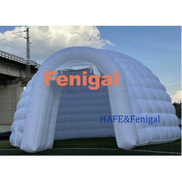 Tenda inflável gigante com luz LED Tenda inflável Igloo Dome Casa para publicidade Exposições promocionais