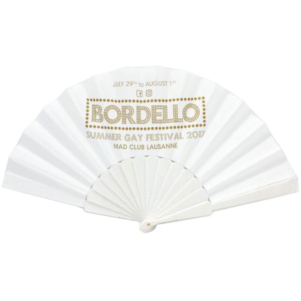 Custom Advertising Promotional Type Plastic Hand Fan Cheap Plastic PP Hand Fan