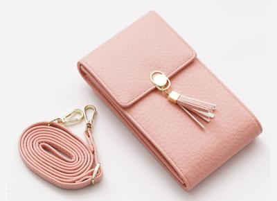 2019 mobile phone tassel lock buckle one shoulder multifunctiona purse small bags