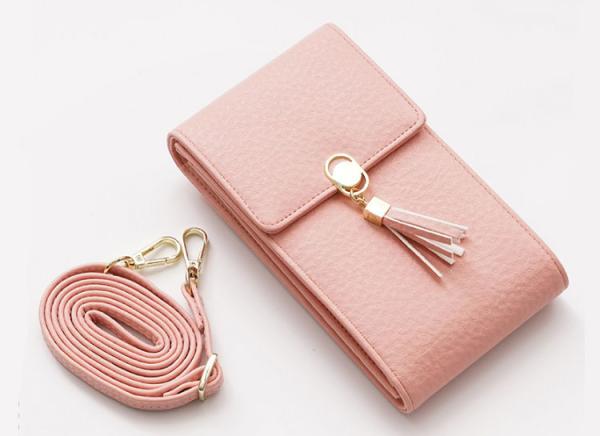 2019 mobile phone tassel lock buckle one shoulder multifunctiona purse small bags