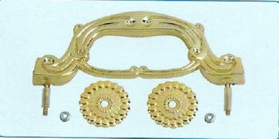 Golden Color Coffin Plastic Handles Casket Accessories With Modern Style