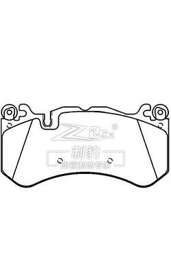Mercedes_Benz CL600 005 420 89 20 Mercedes Brake Pads / Car Brake Pad