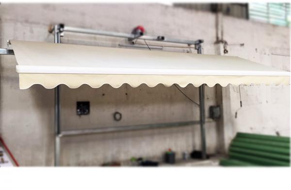 Large size retractable aluminum patio awning, commercial awning waterproof sun protection