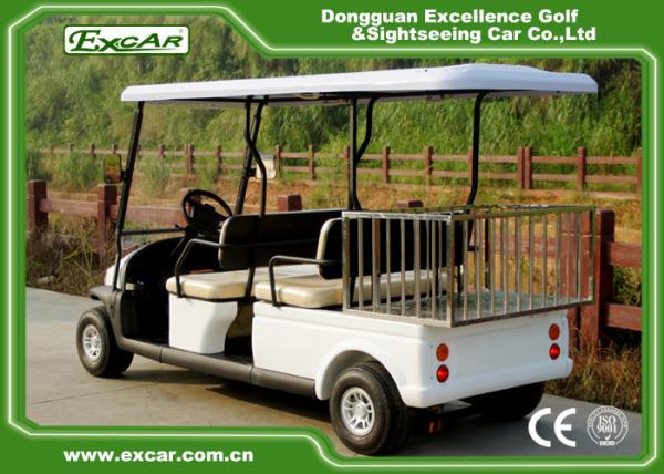 Carro com erros do hotel rápido de EXCAR 4 Seater com o chassi do aço da cama da carga