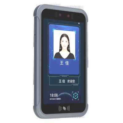 Pedesta 8 dispositivo biométrico do comparecimento da detecção da cara 3D com o sensor de temperatura corporal humano