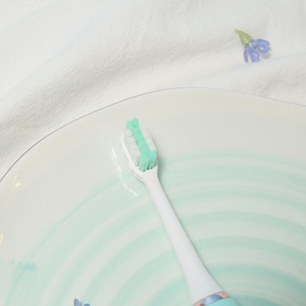 Wholease Long Lasts Rechargeable IPX7 Waterproof Smart Reminder Electric Toothbrush With 4 Brush Head