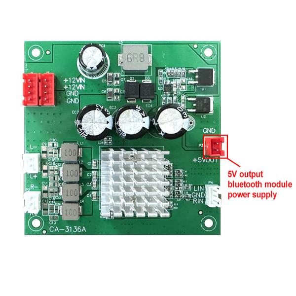 CA-3136A Digital Audio Amplifier Board 2*50W 8-24V with 5V OUT Amplifier Module