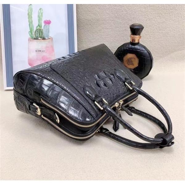 Exotic Genuine Crocodile Skin Women Shell Purse Authentic Alligator Leather Lady Single Shoulder Bag Female Handbag