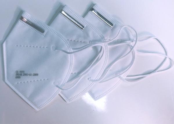 Breathable KN95 Disposable Face Mask With Earloop For Covid -19