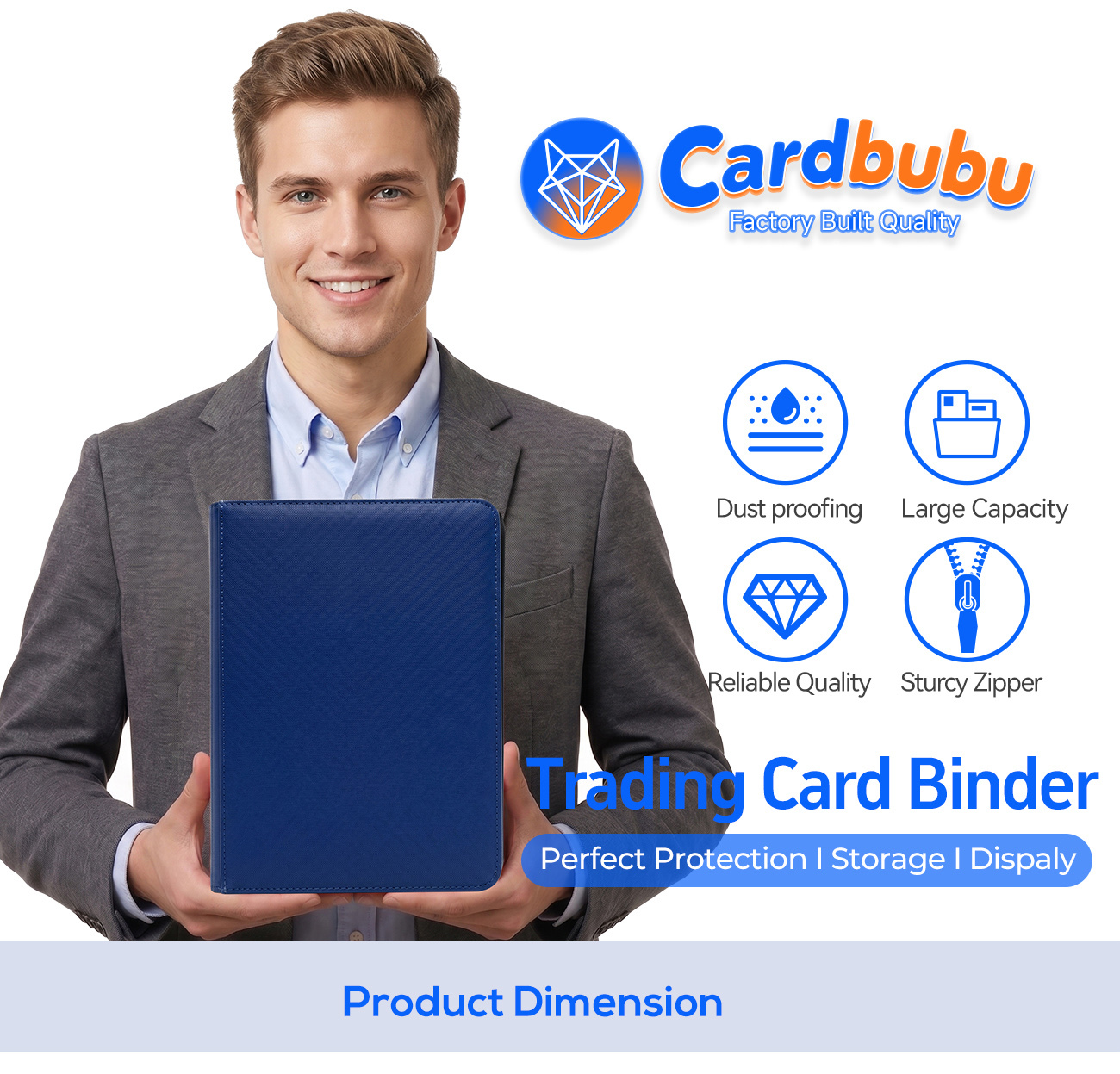 9 Pocket  Card Album Binder Trading Card OEM Custom Trading Card Binder