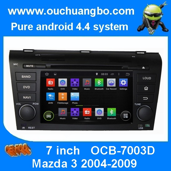 Ouchuangbo Car Radio Multimedia Kit Stereo DVD Player Android 4.4 for Mazda 3 2004-2009 OCB-7003D