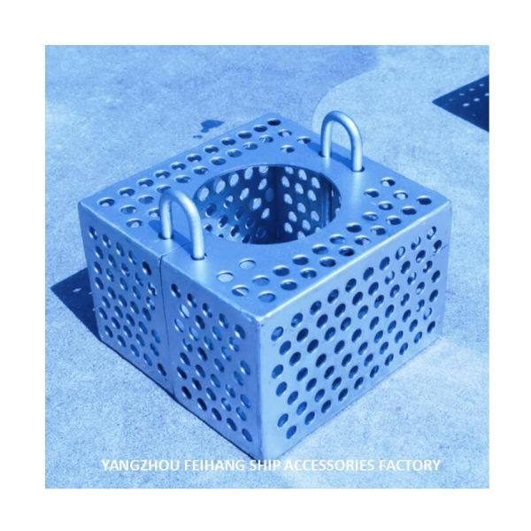 MARINE SUCTION ROSEBOX STRAINER GALVANIZED STEEL PLATE 5K-100A JIS F7206