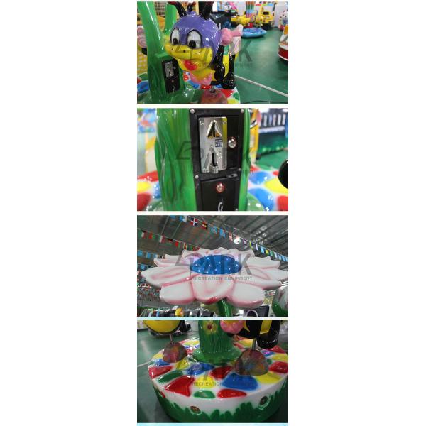 Bee Park Kids Carousel Horses Amusement Children Playground Merry Go Round Riding