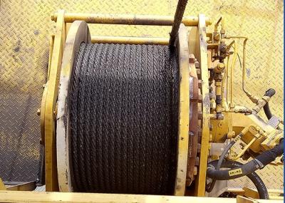 500KN único cilindro Marine Winch elétrica, mineração de 50 Ton Winch For Shipyard Oil